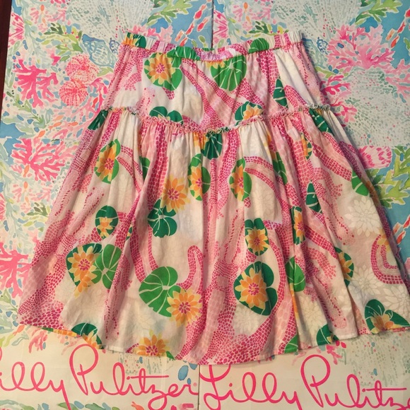 Lilly Pulitzer Dresses & Skirts - Lilly Pulitzer Elastic Waist Skirt Size small